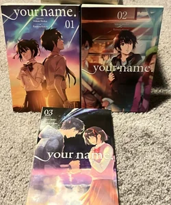 Your Name. , Vol. 1, 2, & 3 (manga)