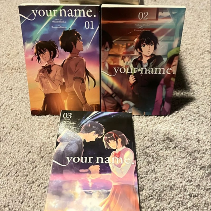 Your Name. , Vol. 1, 2, & 3 (manga)