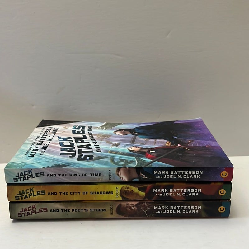 Jack Staples (Complete-3 Book) Series Bundle: The Ring of Time, The City of Shadows, & The Poet’s Storm