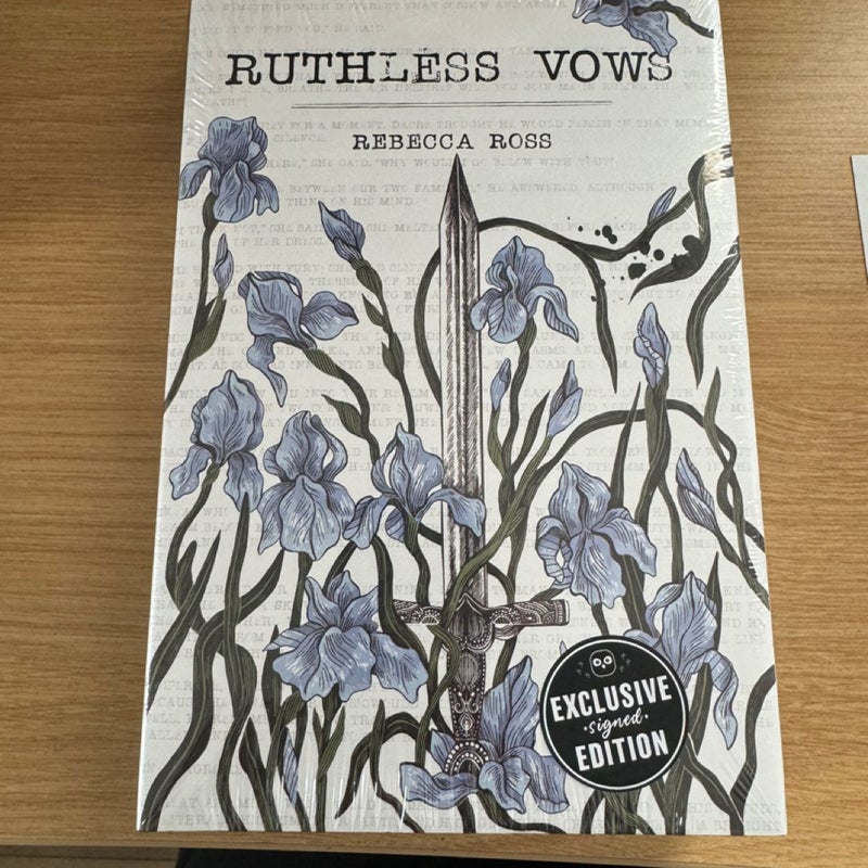 Ruthless Vows SIGNED 