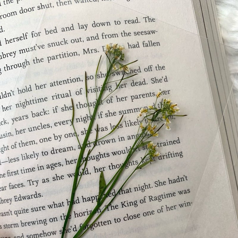 Handmade Real Flower Window Bookmark