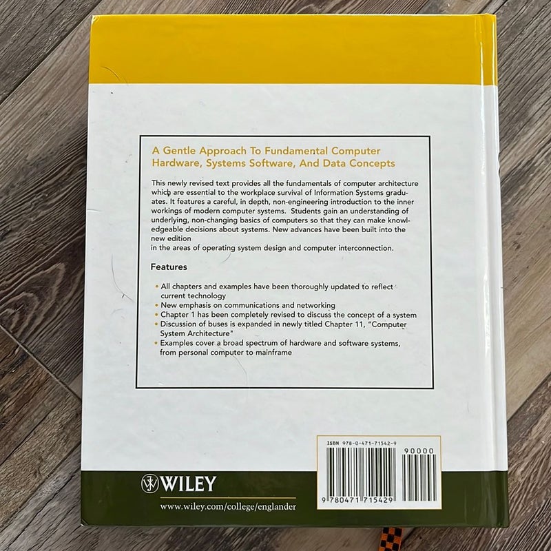 The Architecture of Computer Hardware and System Software by Irv Englander