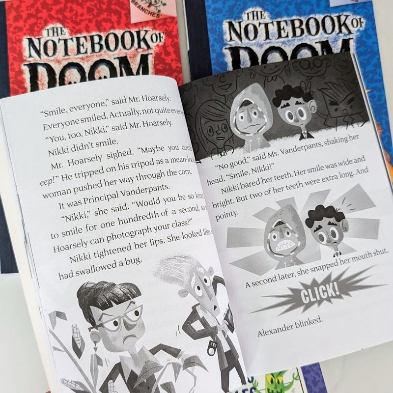 The Notebook of Doom Bundle of 4 Books