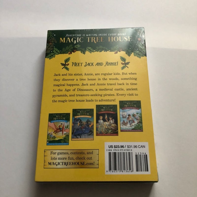 Set - Magic Tree House Books 1-4 Boxed Set