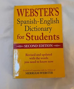 Webster’s Spanish-English Dictionary for Students