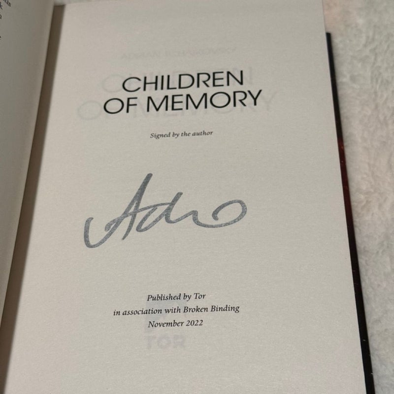 Children of Time series signed