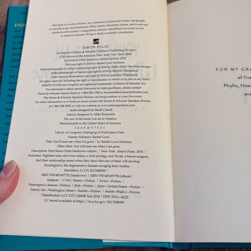 You'll Miss Me When I'm Gone