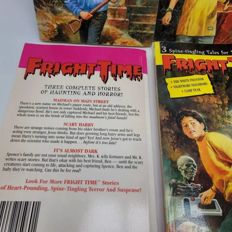 Fright Time Lot 6 Books Young adult suspense horror 1990s 1 2 3 4 5 6 Baronet