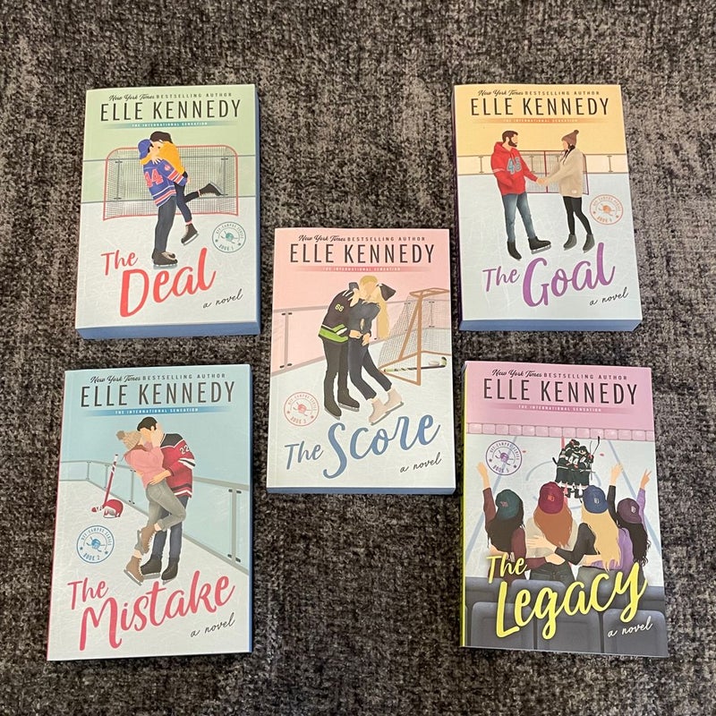 Off Campus Series NEW illustrated covers with SPRAYED EDGES!