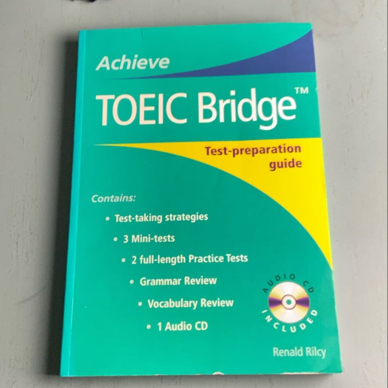 Achieve TOEIC Bridge with Audio CD