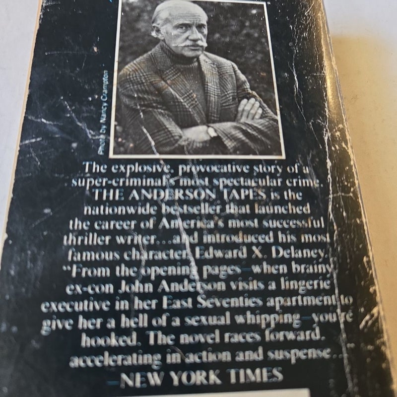 The Anderson Tapes Paperback novel super criminals 