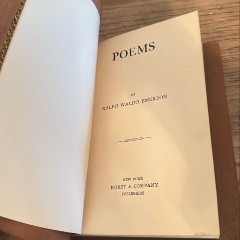 Ralph Waldo Emerson poems vintage