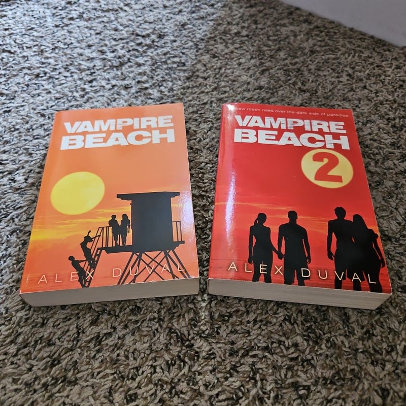 Vampire Beach, Volumes 1, 2, 3, 4 in Two Books (PB352)