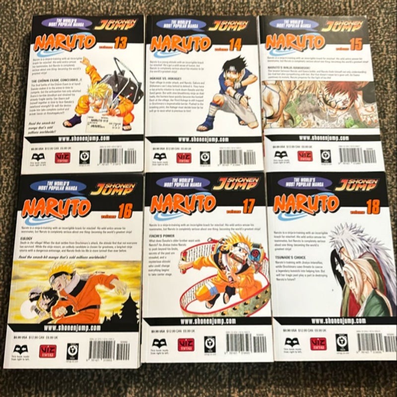 Naruto, Vol. 13-18