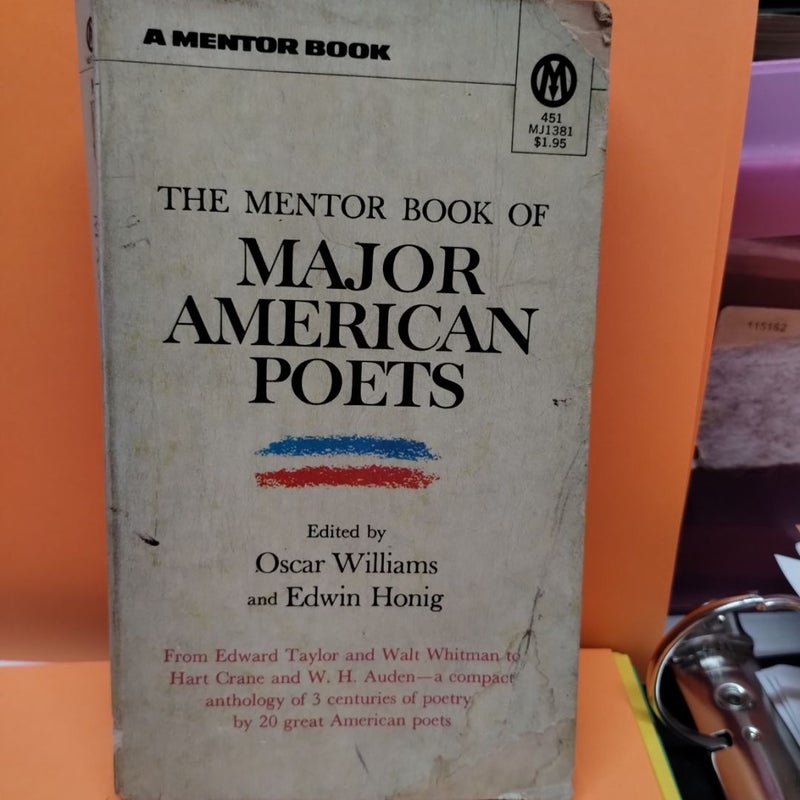 The mentor book for major American poets