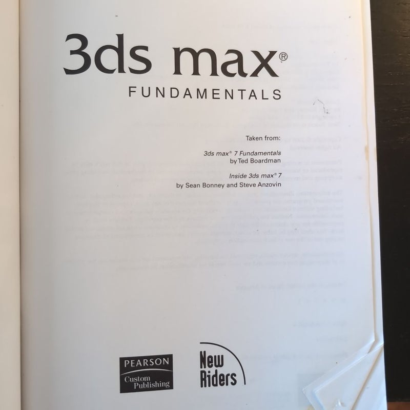 3ds Max Fundamentals 