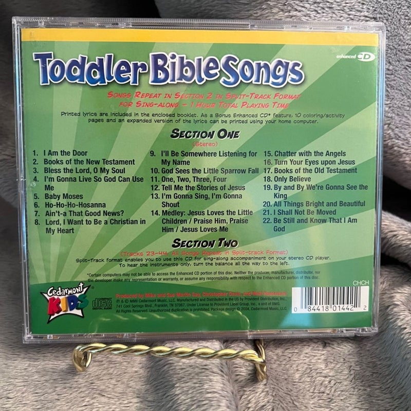 Toddler Bible Songs 2cds