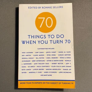 70 Things to Do When You Turn 70