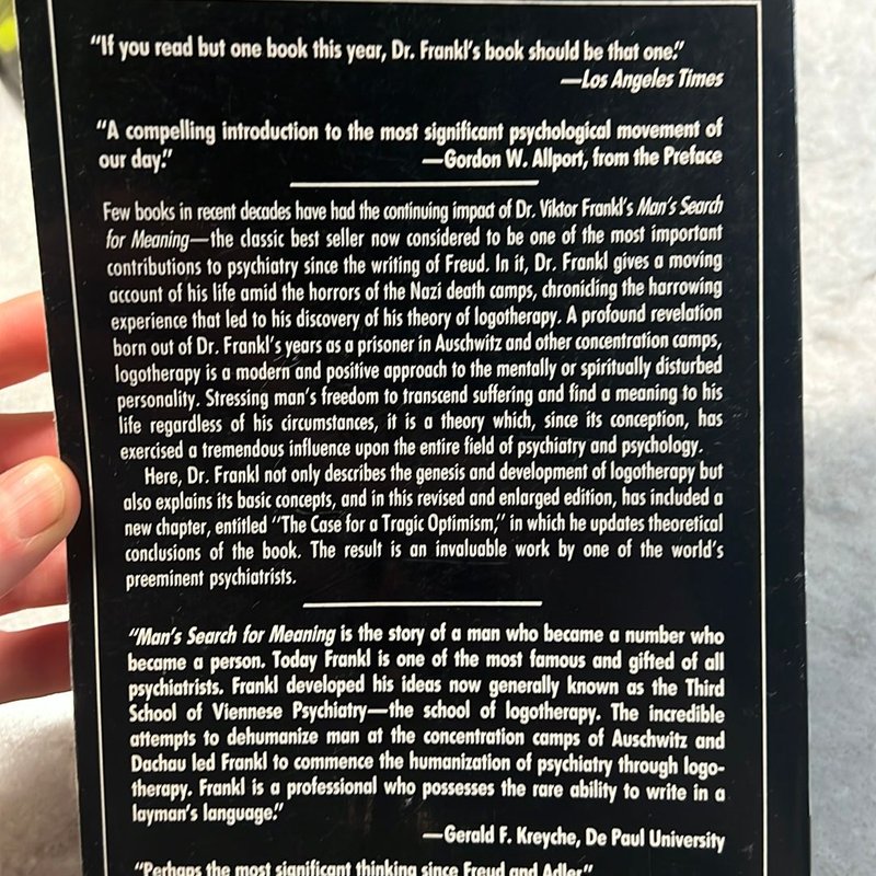 Man's Search for Meaning