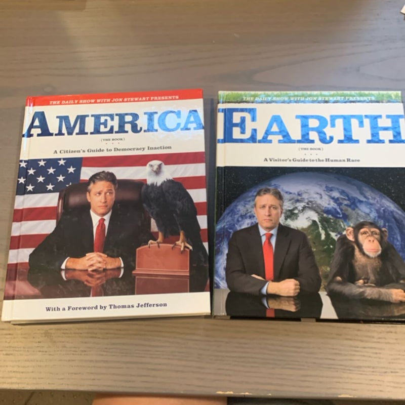 Two Book Bundle: The Daily Show with Jon Stewart Presents America