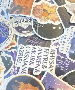 Random 4 piece ACOTAR stickers