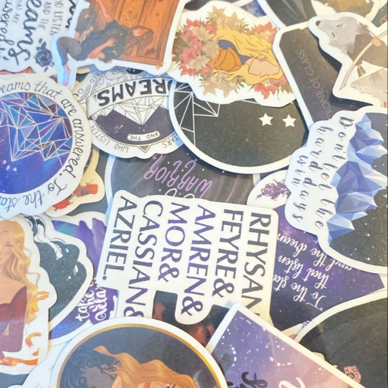 Random 4 piece ACOTAR stickers