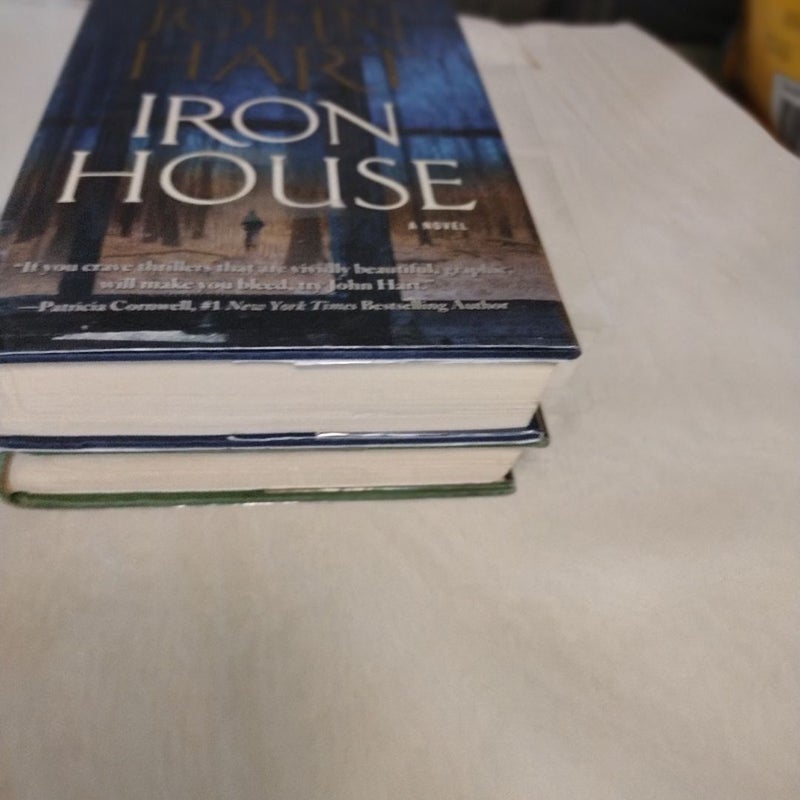 Joh Hart Collection Down River, and Iron House Novels  First Edition 
