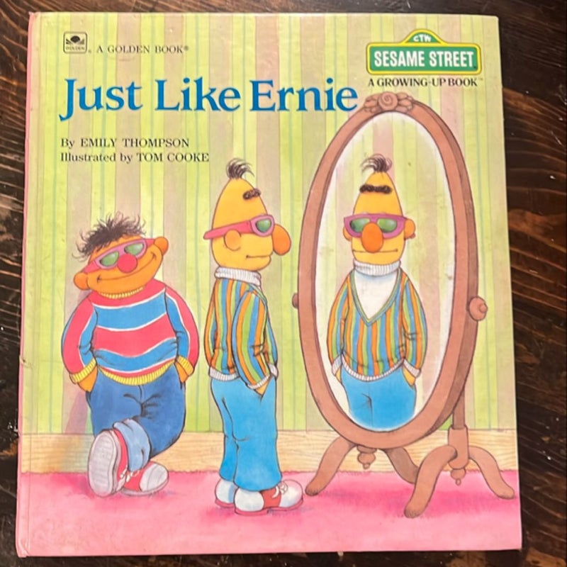 Just like Ernie Sesame Street golden book  