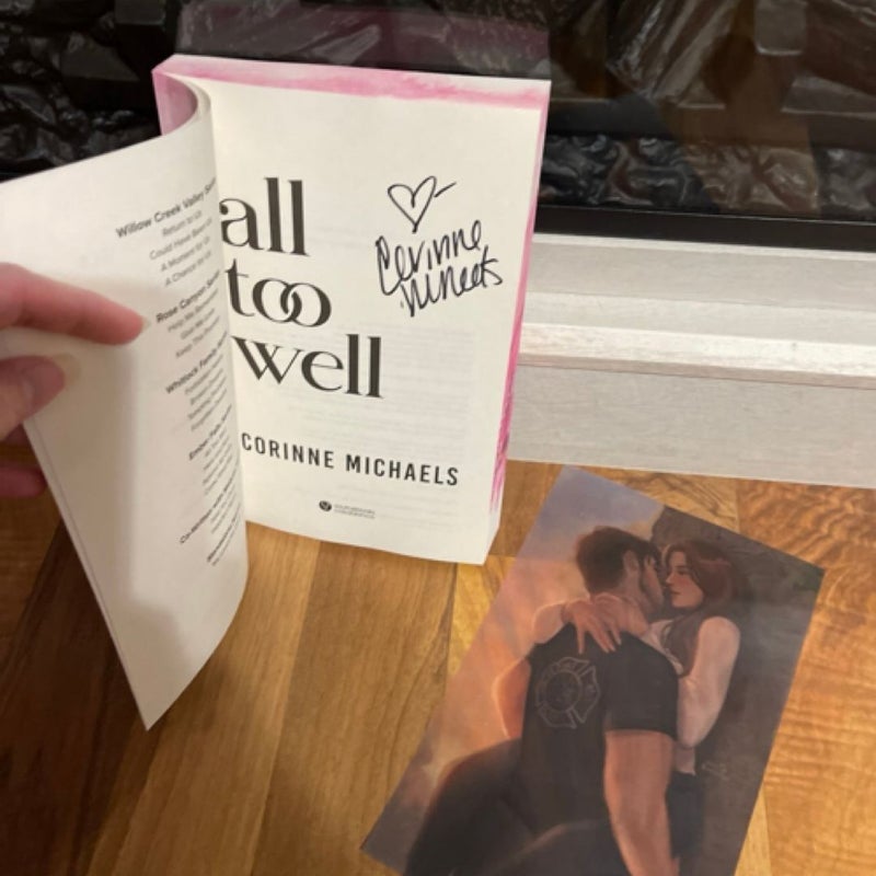 Signed -All Too Well by Corinne Michaels (Ember Falls) - Deluxe Edition