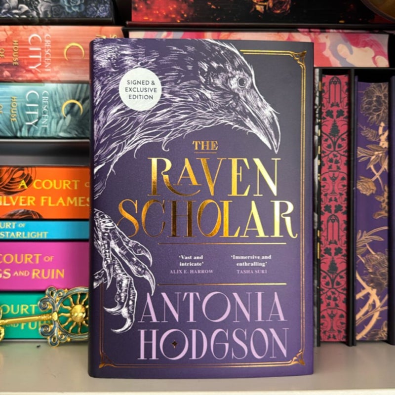The Raven Scholar SIGNED Waterstones