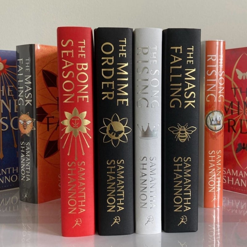 The Bone Season 1-4 Goldsboro SIGNED NUMBERED 1/1 Editions