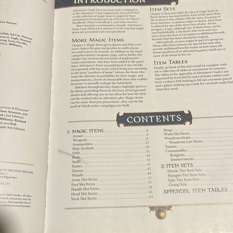 Dungeons & Dragons Adventurer's Vault 2