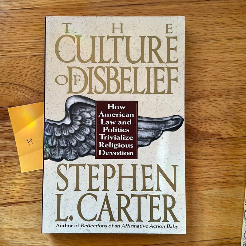 The Culture of Disbelief