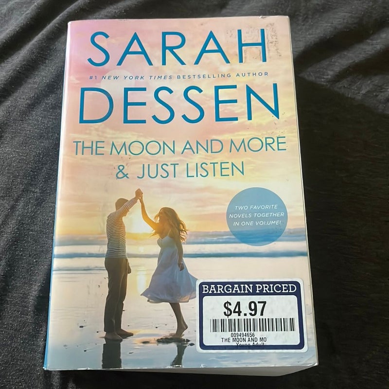 The Moon And More And Just Listen By Sarah Drssen Paperback Pangobooks