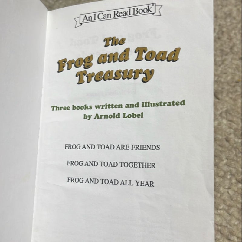 Frog and Toad Treasury