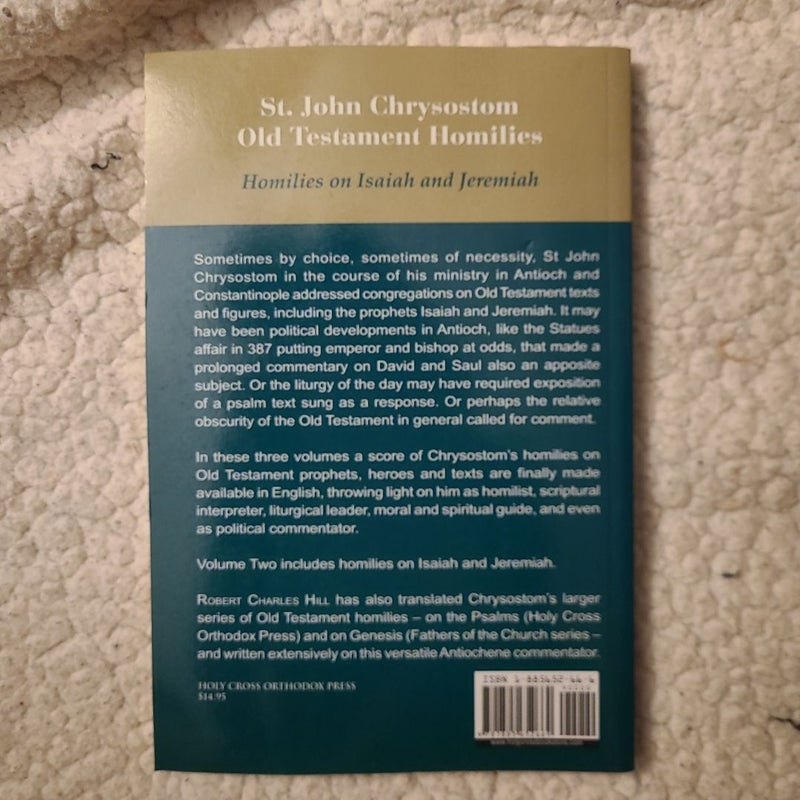 St. John Chrysostom Old Testament Homilies