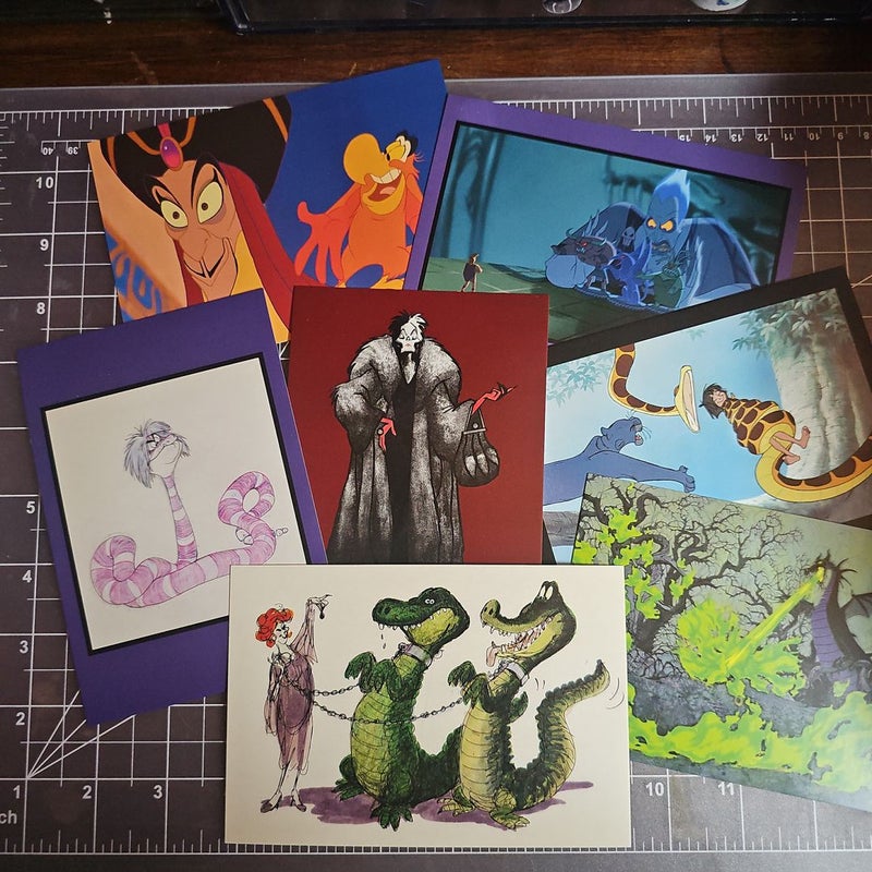 The Disney Villains Postcard Box