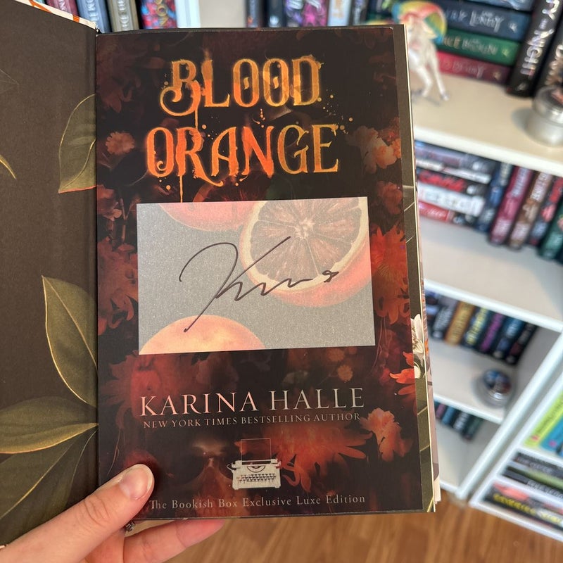 Blood Orange Bookish Edition by Karina Halle, Hardcover Pangobooks