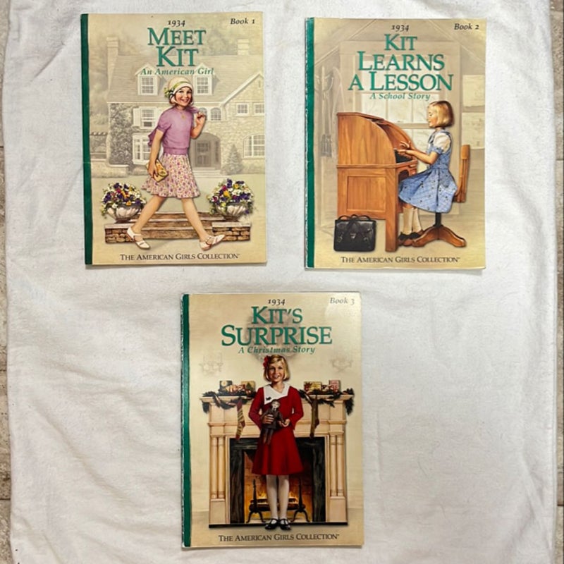 Meet Kit An American Girl Books 1-3 Collection