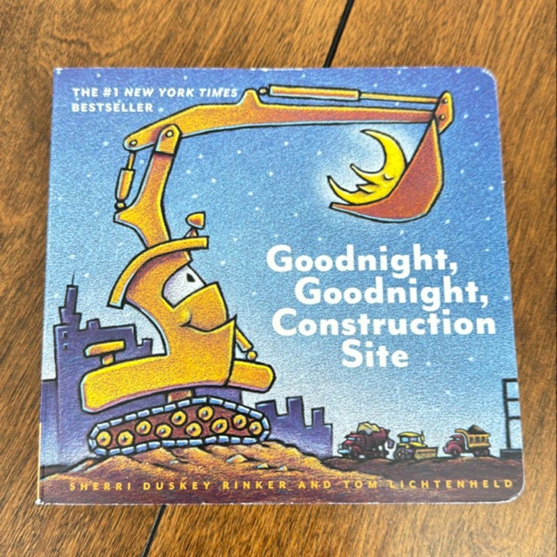 Goodnight, Goodnight Construction Site (Hardcover Books for Toddlers, Preschool Books for Kids)