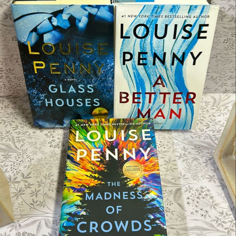 Louise Penny 3 Hardcover Bundle