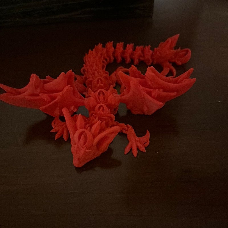 Red Articulated Bat Dragon