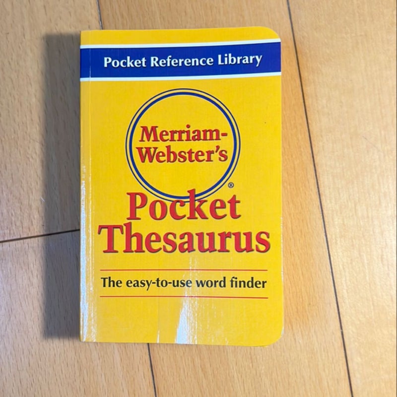 Merriam-Webster's Pocket Thesaurus