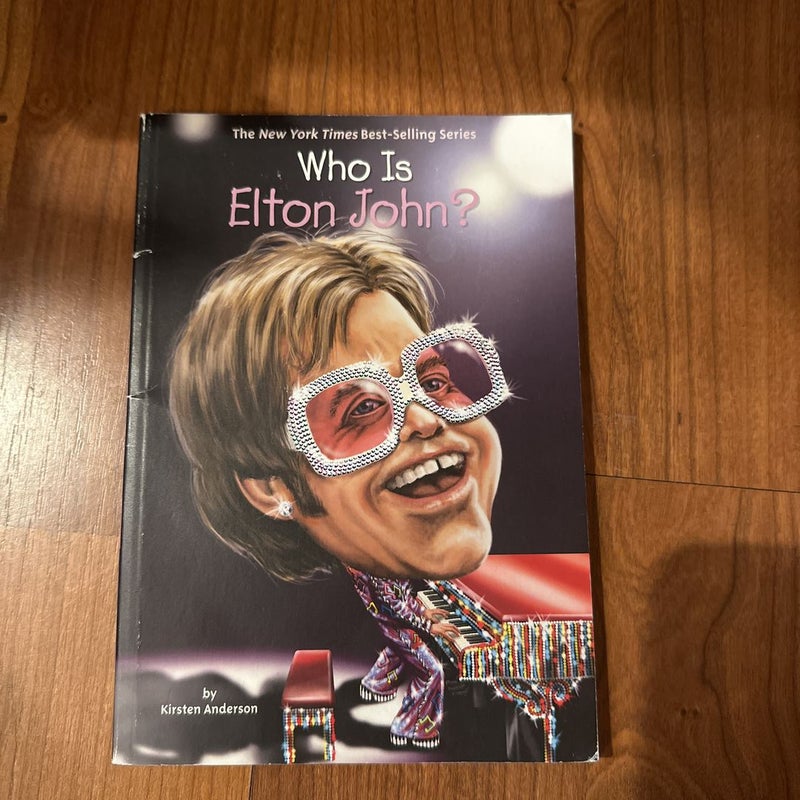 Who Is Elton John? by Kirsten Anderson, Paperback Pangobooks