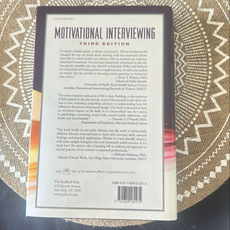 Motivational Interviewing, Third Edition