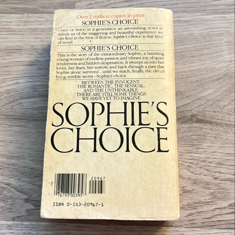 Sophie’s Choice