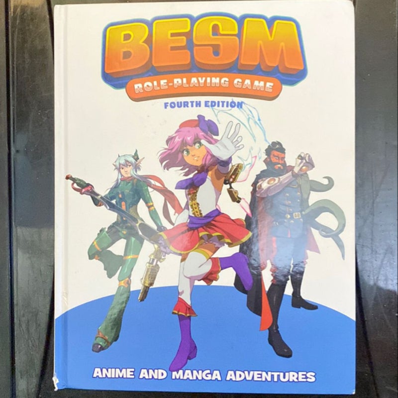 BESM Role playing game fourth edtion anime and manga adventures
