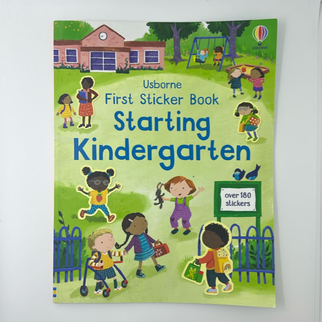 First Sticker Book Starting Kindergarten