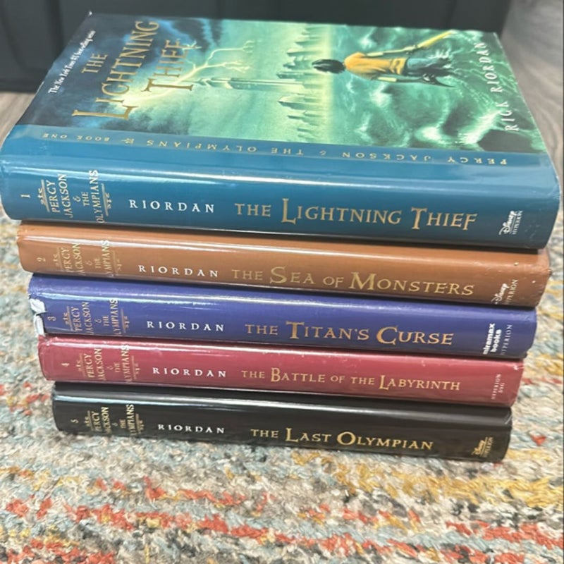 Percy Jackson and the Olympians Book Set