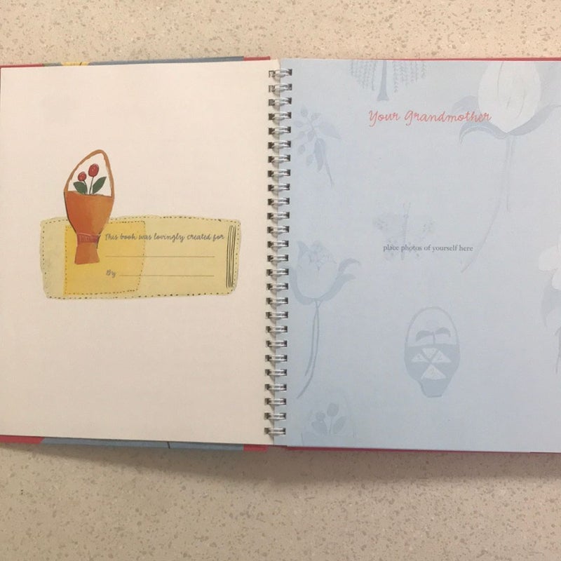Grandmother's Memory Book ~ A Blank Keepsake Journal